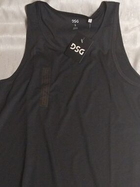 DSG Black Men's Athletic Tank Top Sz S